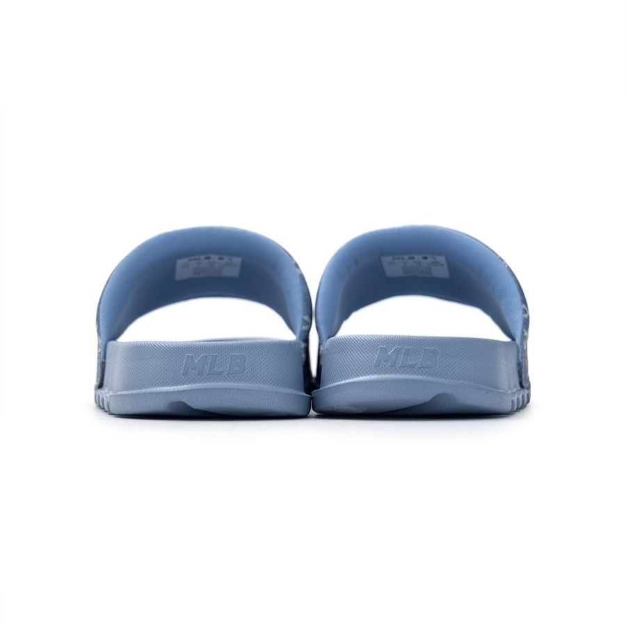 Dép MLB Korea - Mounder Denim Monogram Slide NY Yankees - 3ALPSDM53-50BLS