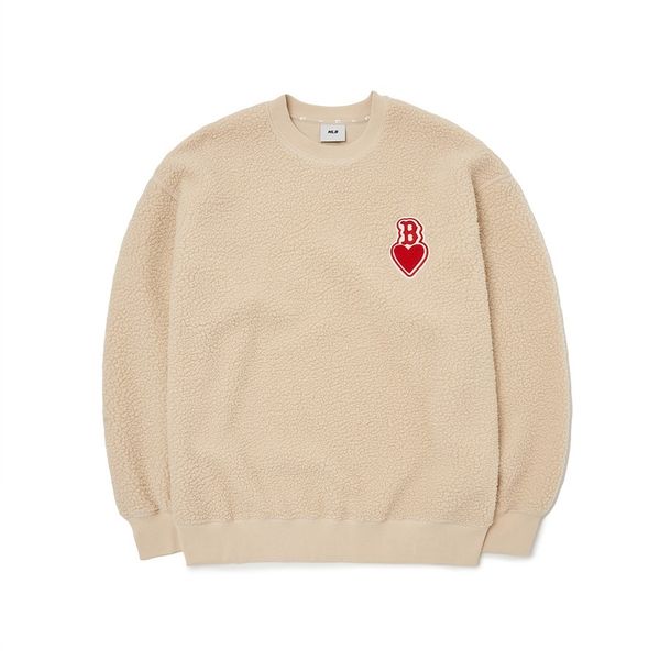 【IONSEOUL】Authentic overfit sweatshirt 4JH185 Imperial Shop Online Combined sweatshirt with pocket and 3/4