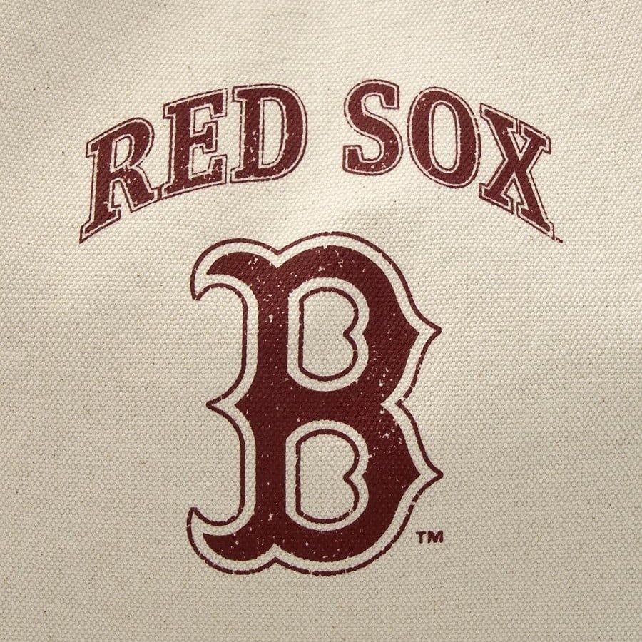 Túi Tote MLB Korea - Vintage Lettering Shopper Bag Boston Red Sox - 3AORV015N-43CRS