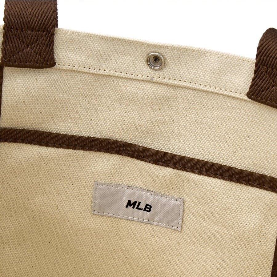 Túi Tote MLB Korea - Vintage Lettering Shopper Bag Boston Red Sox - 3AORV015N-43CRS