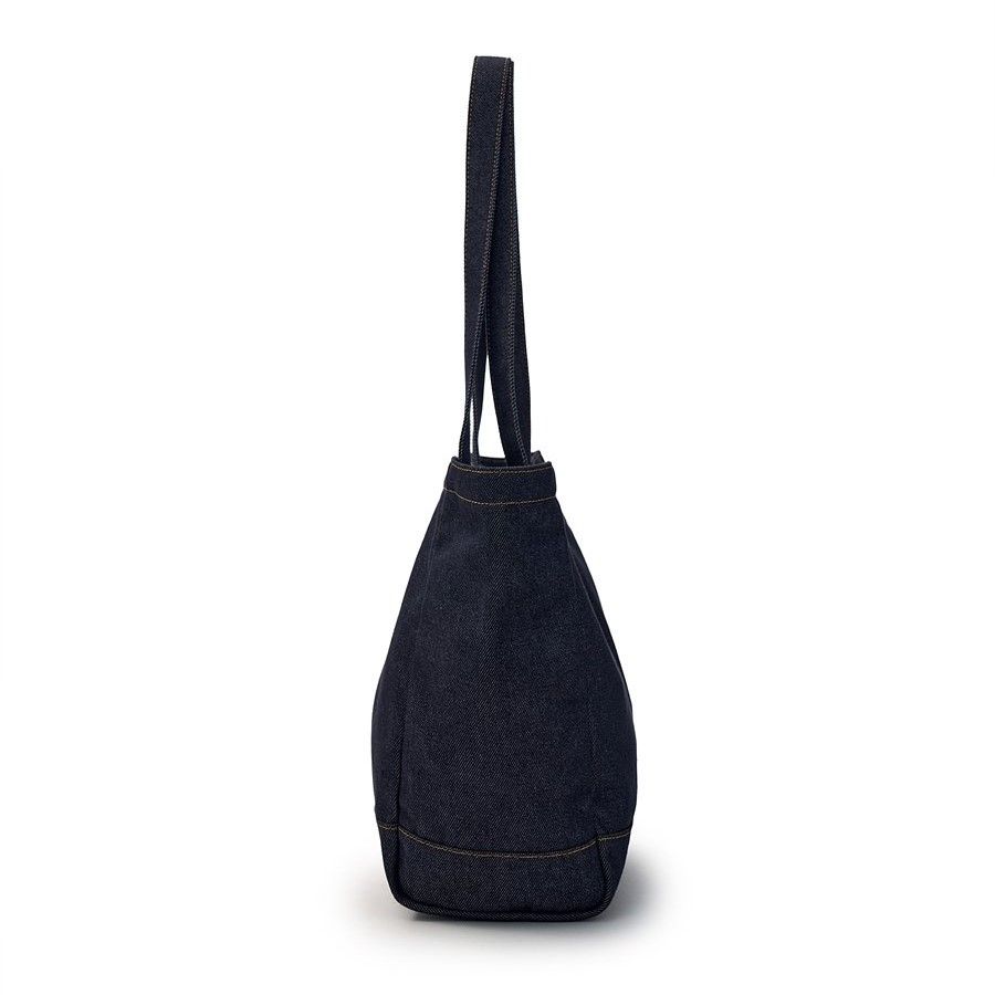 Túi Tote MLB Korea - Vintage Lettering Denim Shopper Bag NY Yankees - 3AORV015N-50CRS