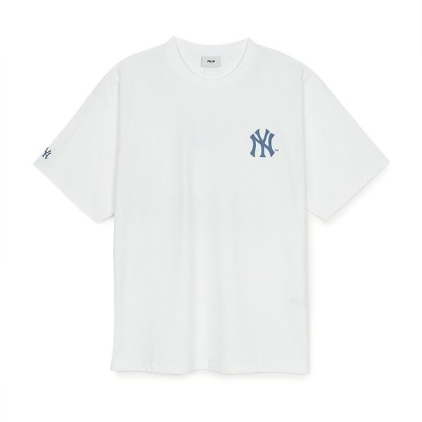 Áo thun MLB Basic Letter Mega Over Fit NY Yankees 3ATSB0753