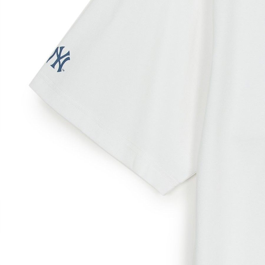 Áo thun MLB Basic Letter Mega Over Fit T Shirts NY Yankees - 3ATSB0753-50WHS