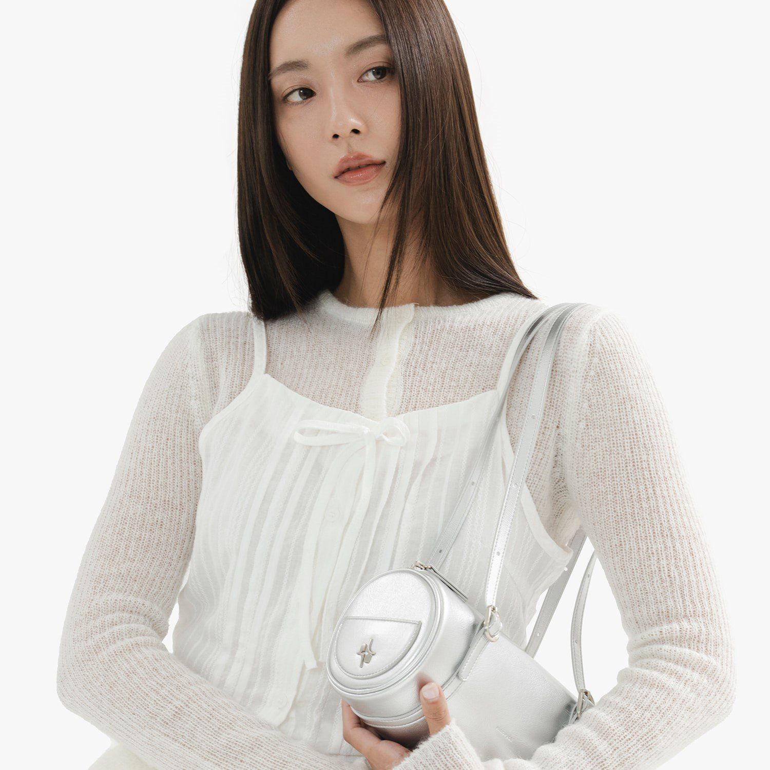 Túi Xách FindKapoor Korea - Pillow Bag 23 Silver