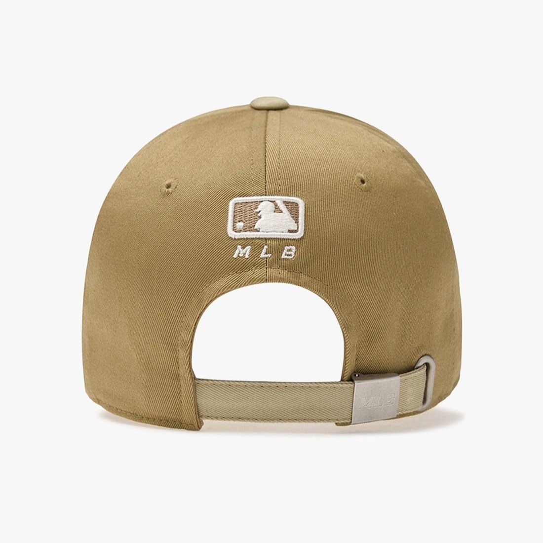 Mũ Nón MLB - Logo Color Block Unstructured Ball Cap New York Yankees Beige - 3ACP3404N-50BGD
