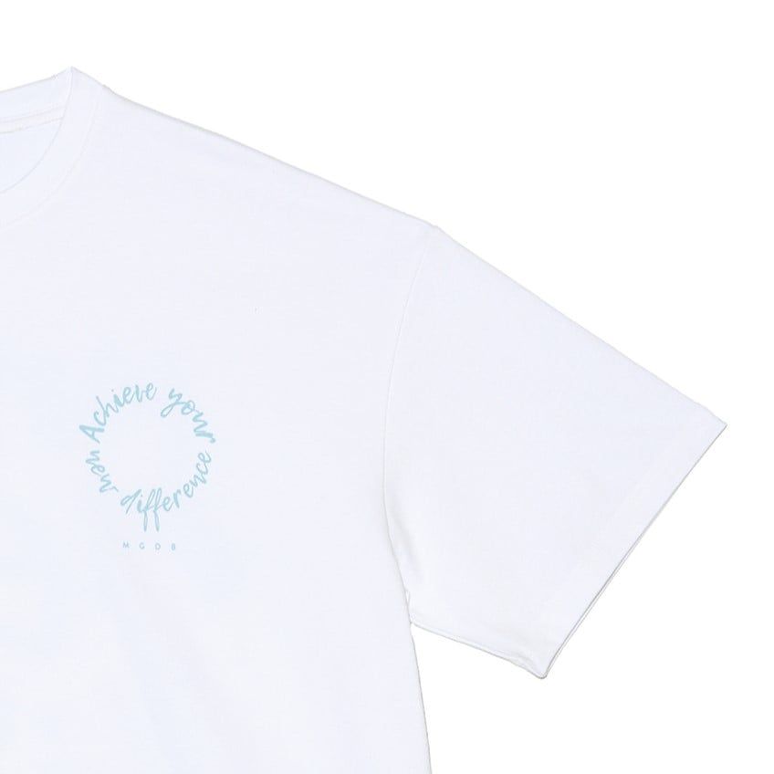 Áo thun Mariagedebien (MGDB) - White/Blue T-shirt
