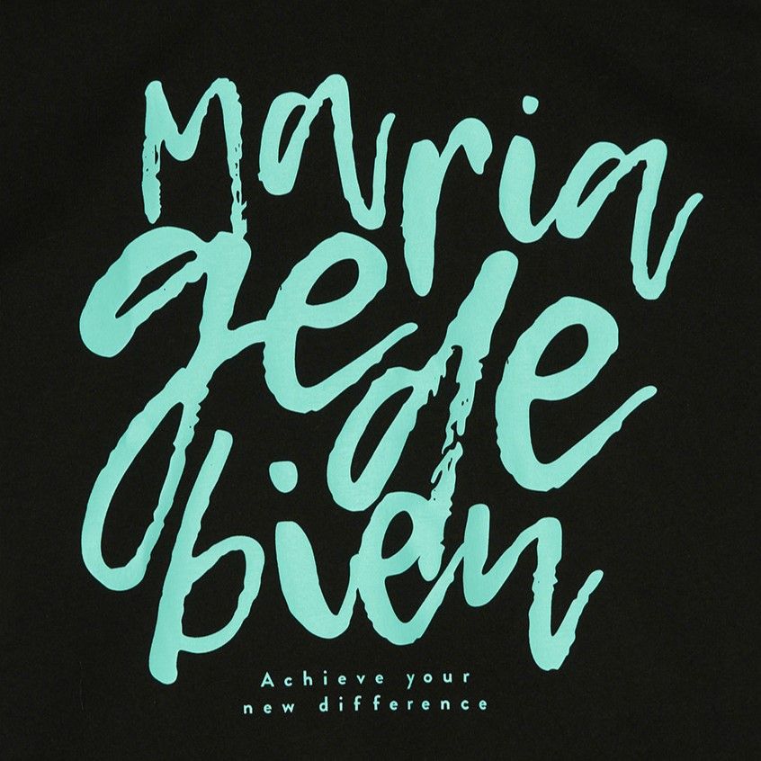 Áo thun Mariagedebien (MGDB) - Black/Mint T-shirt