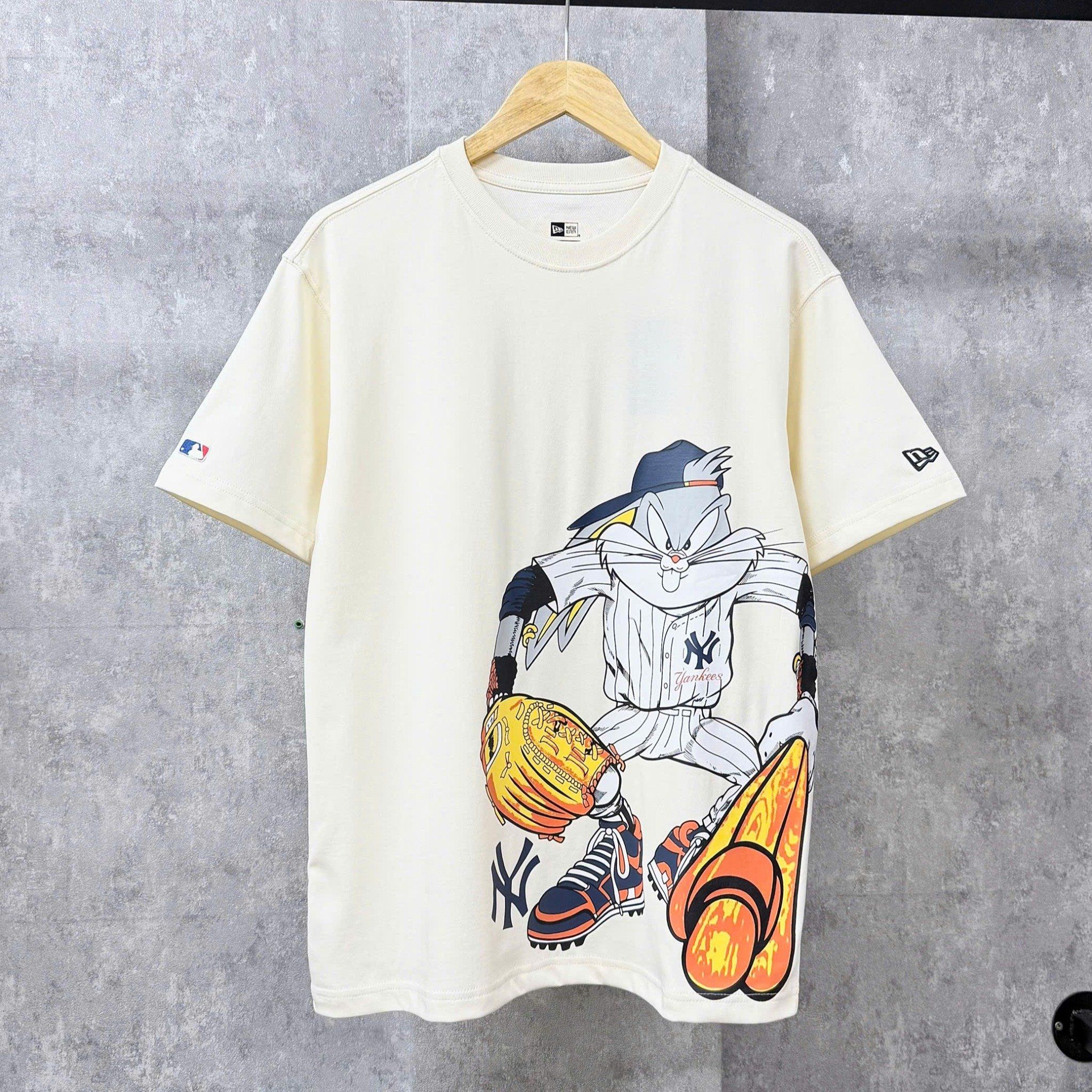 Áo Thun New Era - NY Yankees Rabbit Baseball T-Shirt White