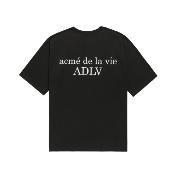 Áo thun - Acmé de la vie - ADLV BABY FACE SHORT SLEEVE T-SHIRT BLACK CANDY