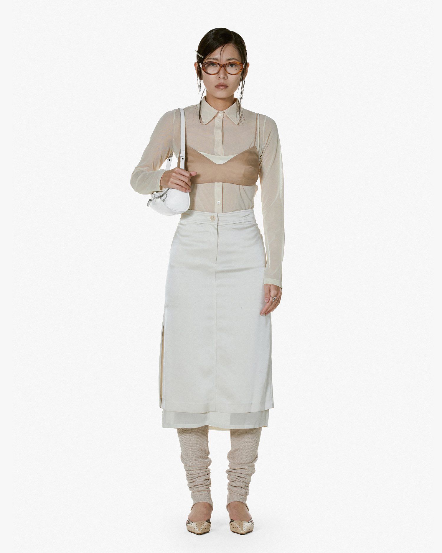 Túi Xách FindKapoor Korea - Becky Bag 21 White