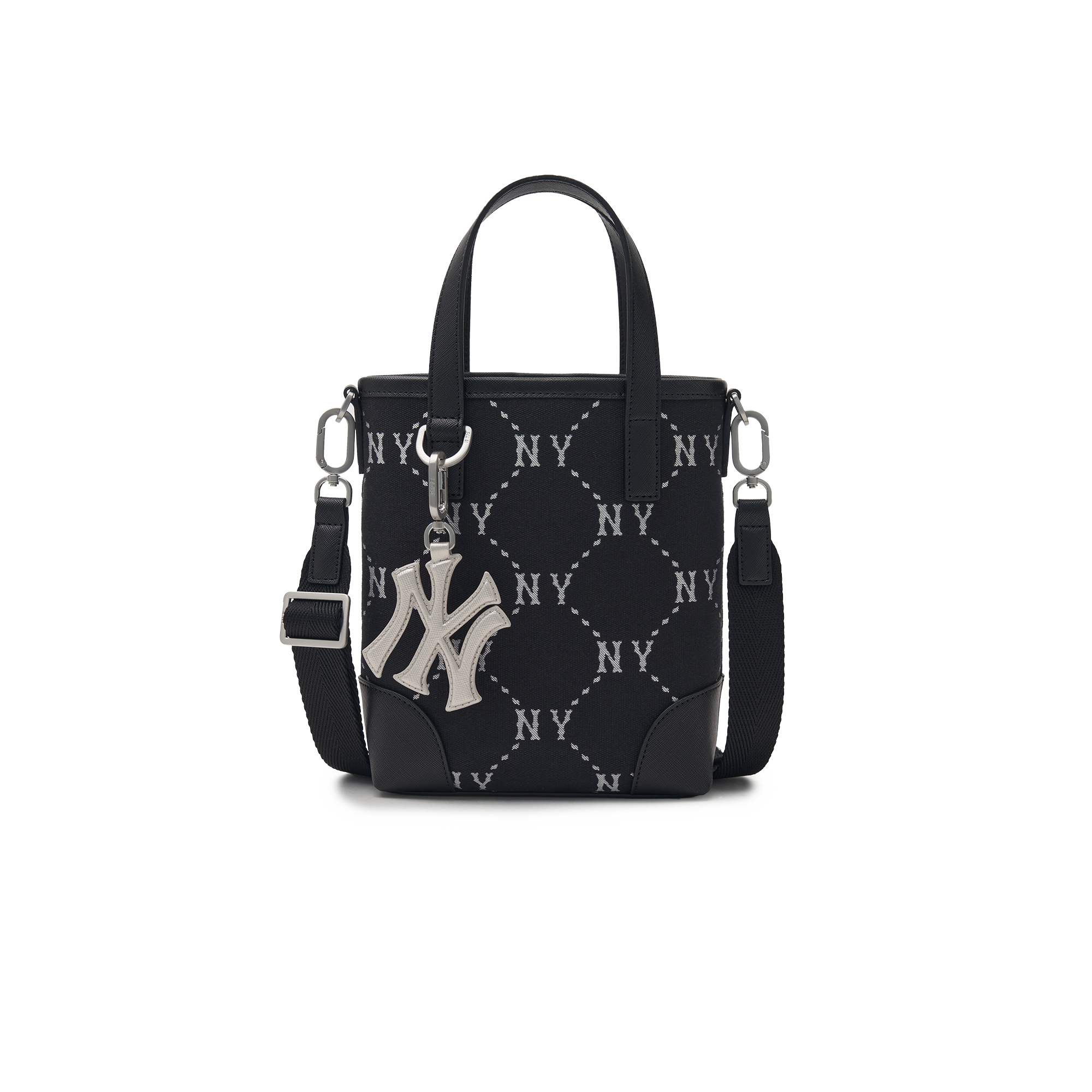 Túi Đeo Chéo MLB Korea - Dia Monogram Jacquard Mini Cross Bag NY Yankees - 3ACRS054N-50BKS