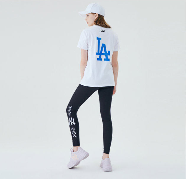 Áo thun MLB - POPCORN BIG LOGO SHORT SLEEVE T-SHIRT LA DODGERS - 31TS03031-07W