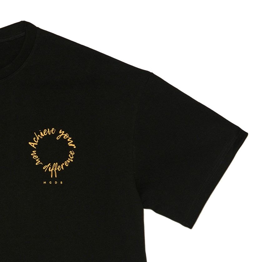 Áo thun Mariagedebien (MGDB) - Black/Orange T-shirt