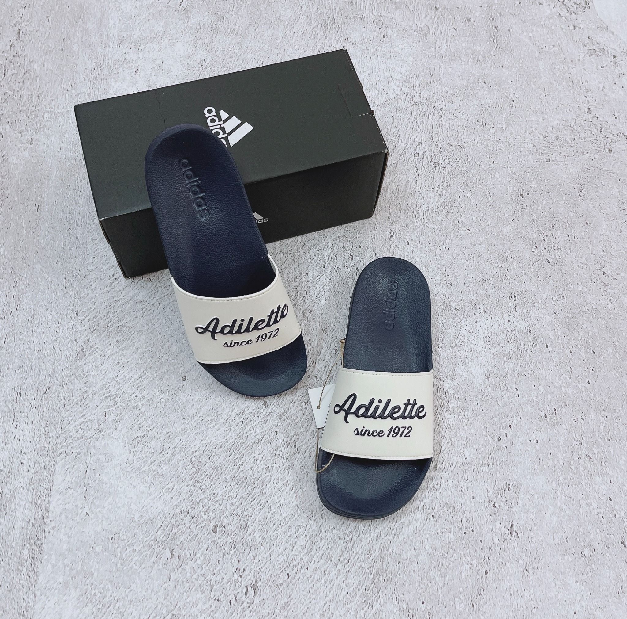 Dép ADIDAS - ADILETTE SHOWER SLIDES NAVY - GW8749