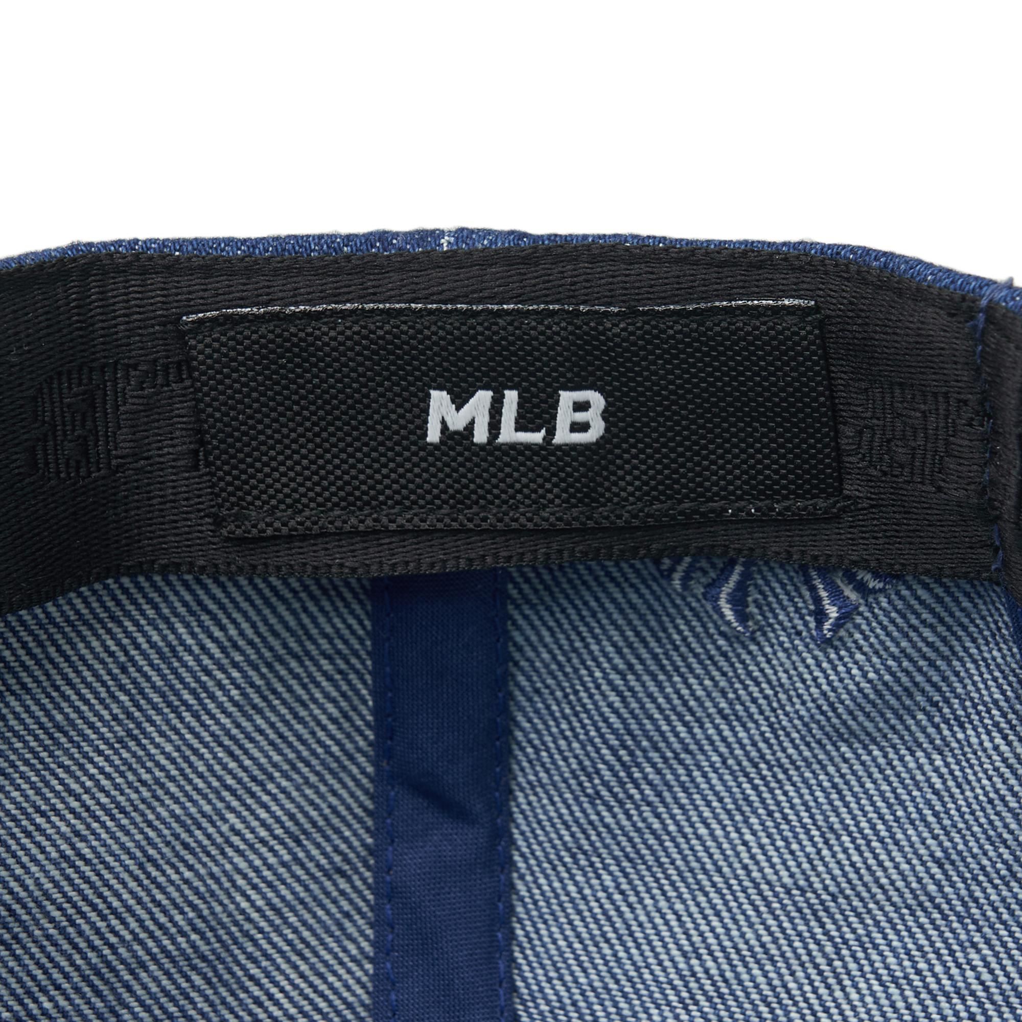 Nón MLB Korea - Embo Logo Denim Structured Ball Cap NY Yankees - 3ACPDM04N-50INS