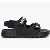  Giày Sandal STRETCHANGELS - Rubber Velcro Sandals Black - SWSH80023-BKS 