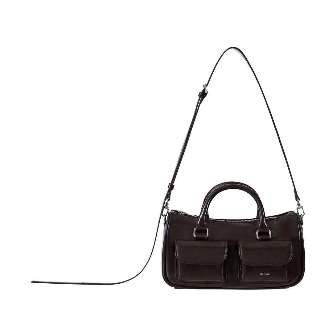 Túi Xách Stand Oil - Chubby Half Bag Marron