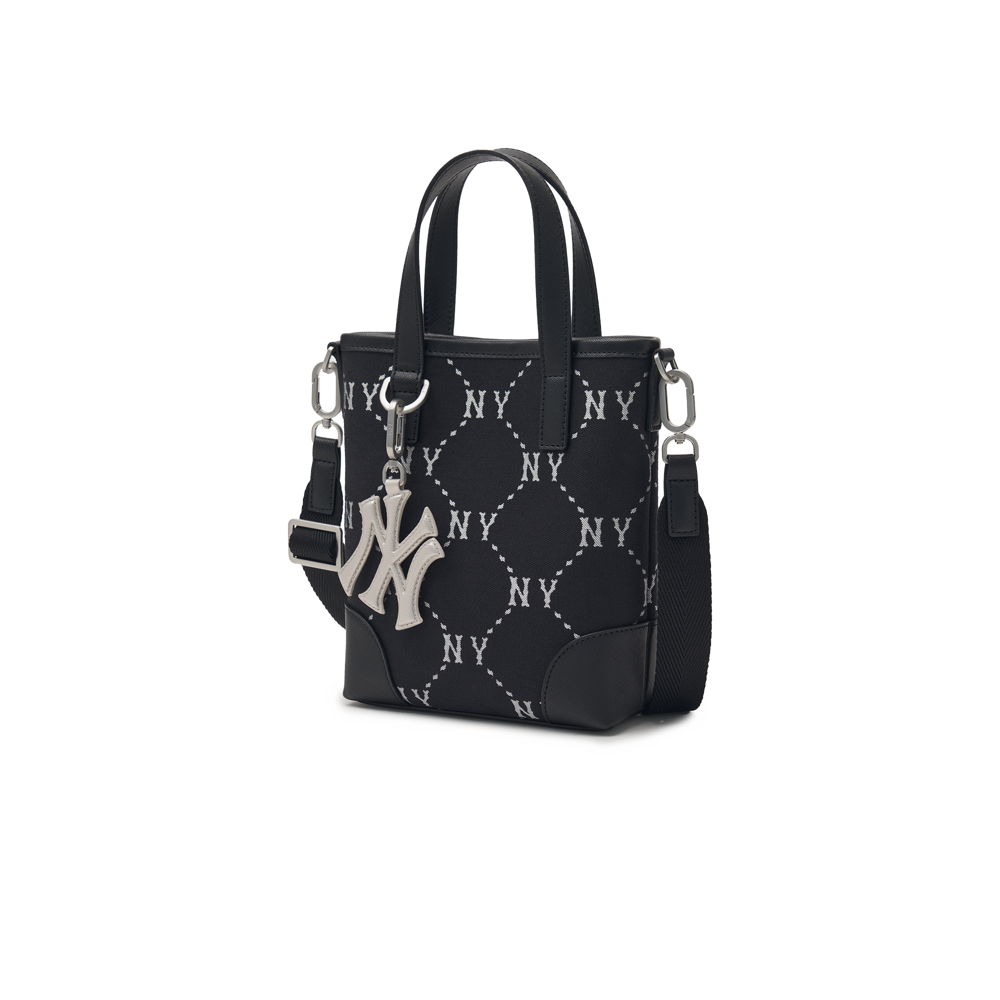 Túi Đeo Chéo MLB Korea - Dia Monogram Jacquard Mini Cross Bag NY Yankees - 3ACRS054N-50BKS
