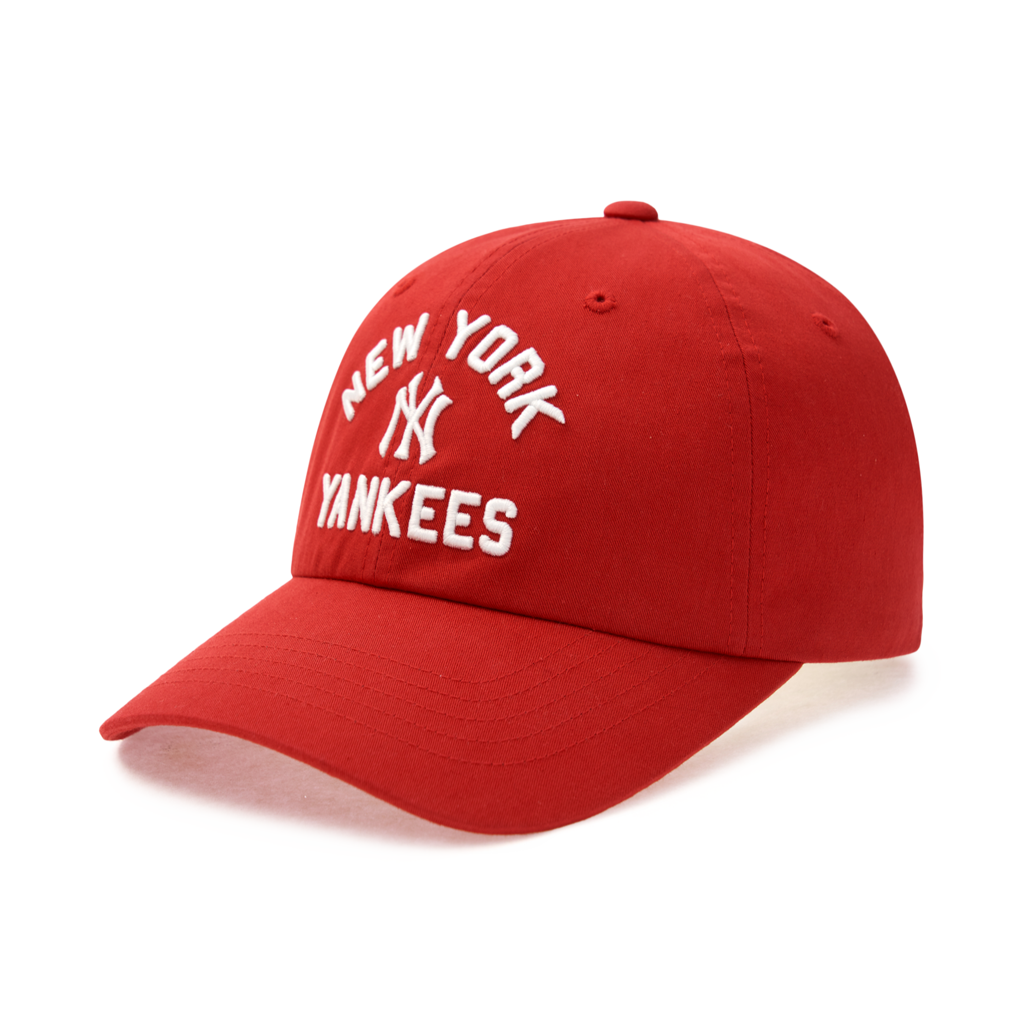 Nón MLB Korea - Varsity Lettering Unstructured Ball Cap NY Yankees - 3ACPV065N-50RDD