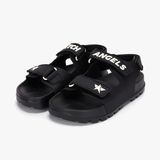  Giày Sandal STRETCHANGELS - Rubber Velcro Sandals Black - SWSH80023-BKS 