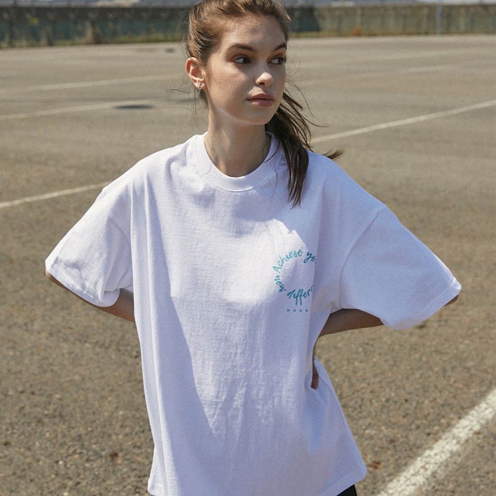 Áo thun Mariagedebien (MGDB) - White/Mint T-shirt