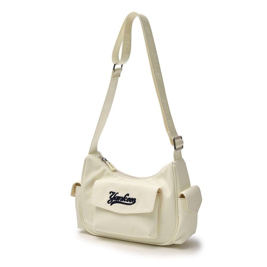 Túi MLB Korea - VARSITY NYLON HOBOBAG NEW YORK YANKEES - 7ACRV015N-50NBL