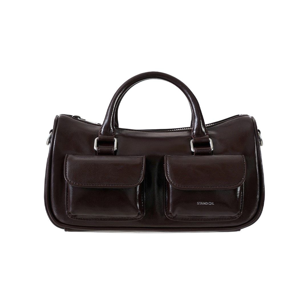 Túi Xách Stand Oil - Chubby Half Bag Marron