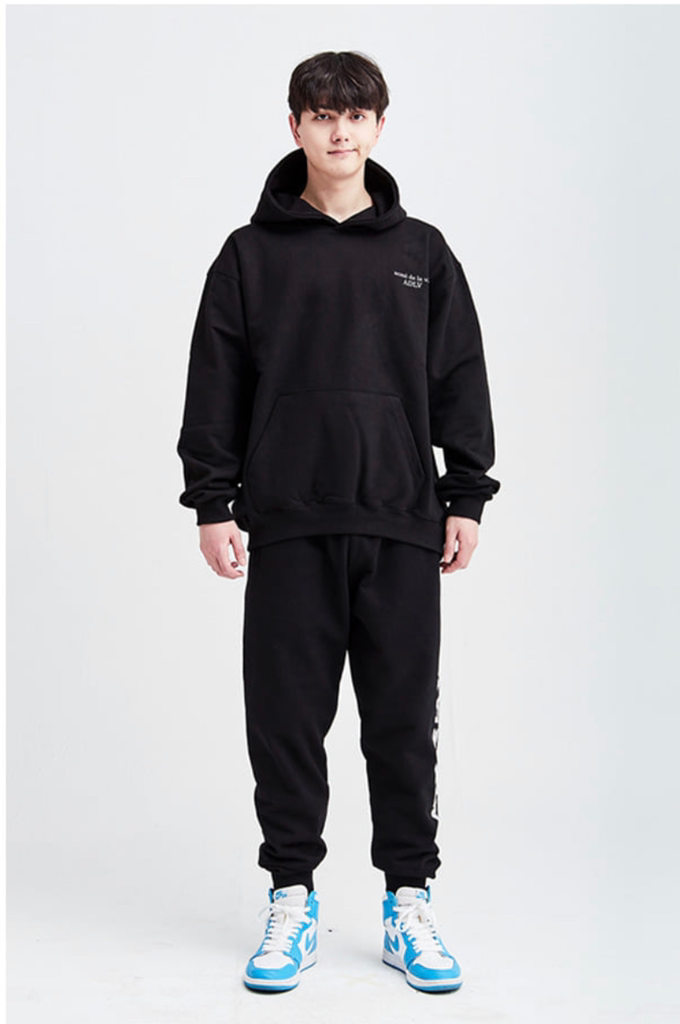 Hoodie - Acmé de la vie - ADLV HOODIE BASIC BLACK