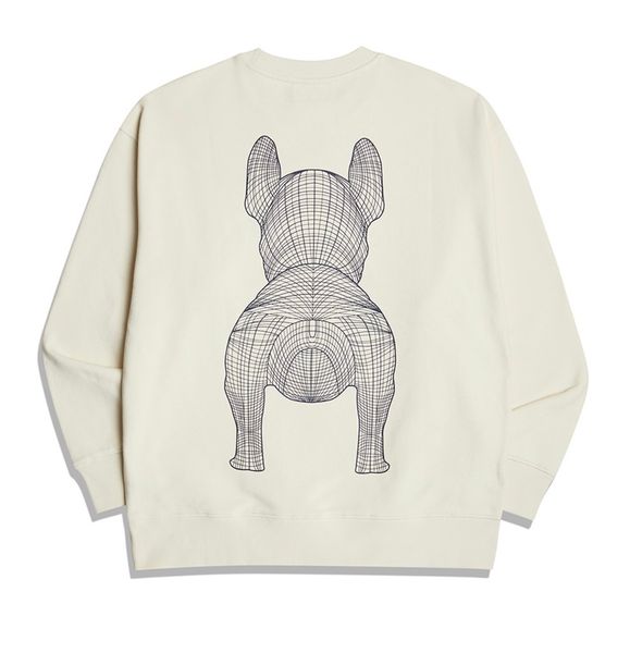  Áo Sweater Life Work - Radok Big Logo Short Sleeve SweatShirt - Ivory 