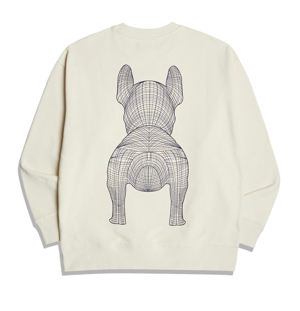  Áo Sweater Life Work - Radok Big Logo Short Sleeve SweatShirt - Ivory 