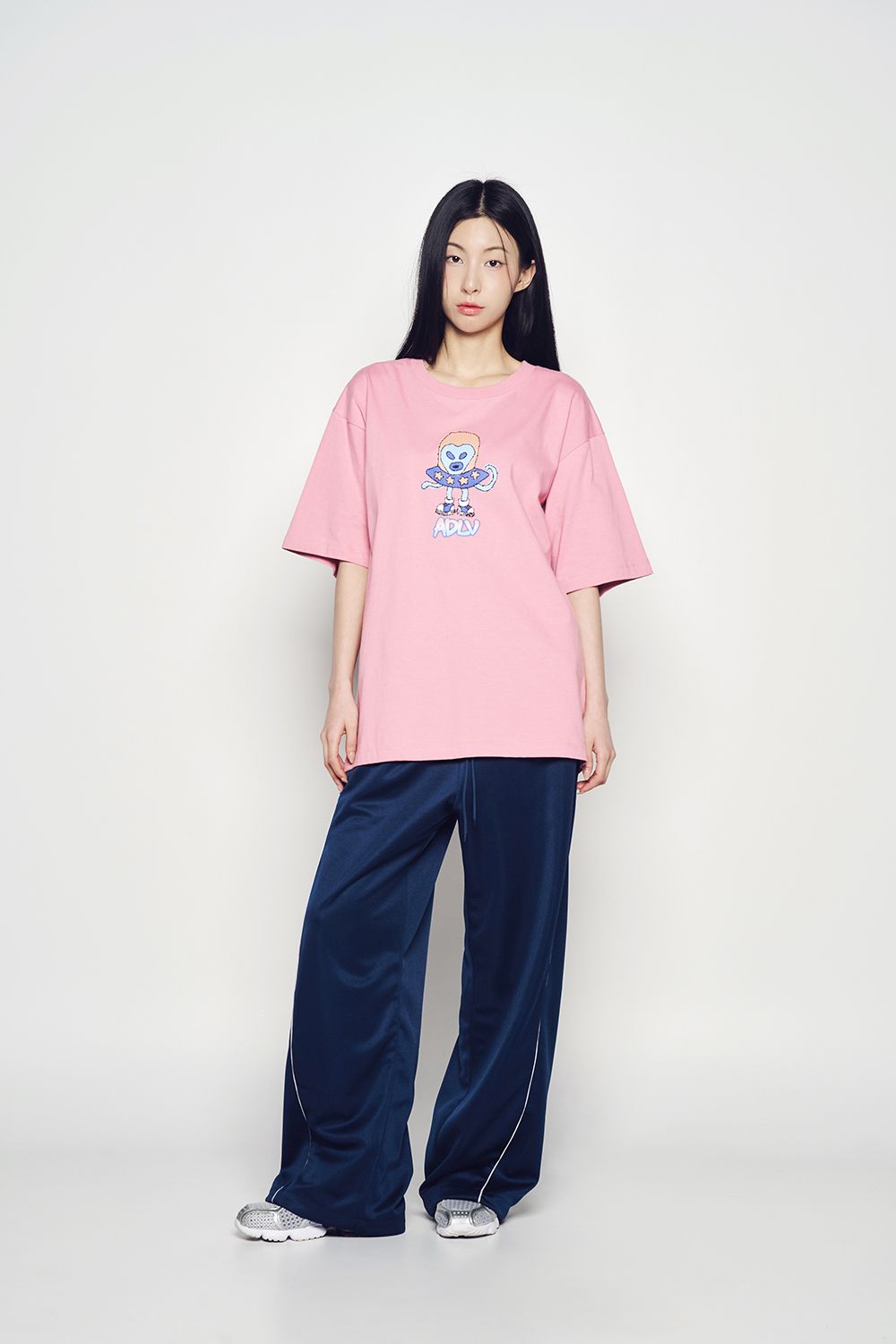 Áo thun ADLV - Acmé de la vie Heart Alien Short Sleeve T-shirt Pink