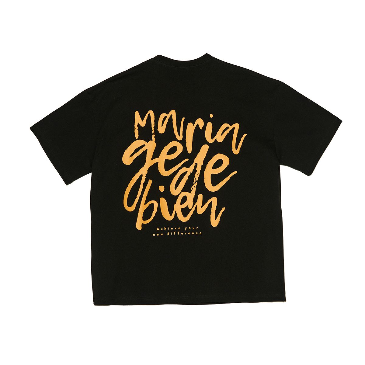 Áo thun Mariagedebien (MGDB) - Black/Orange T-shirt