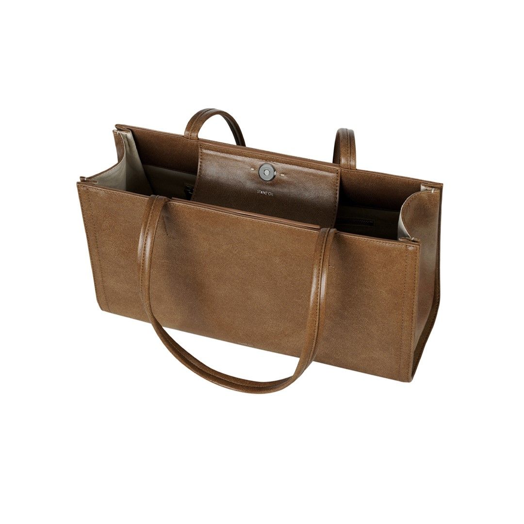 Túi Xách Stand Oil - Oblong Brown
