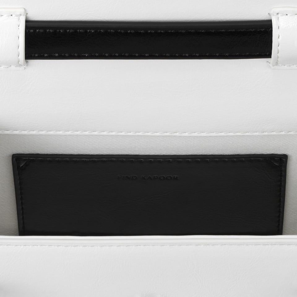 Túi Xách FindKapoor Korea - Marty Bag 18 Crinkled White Black
