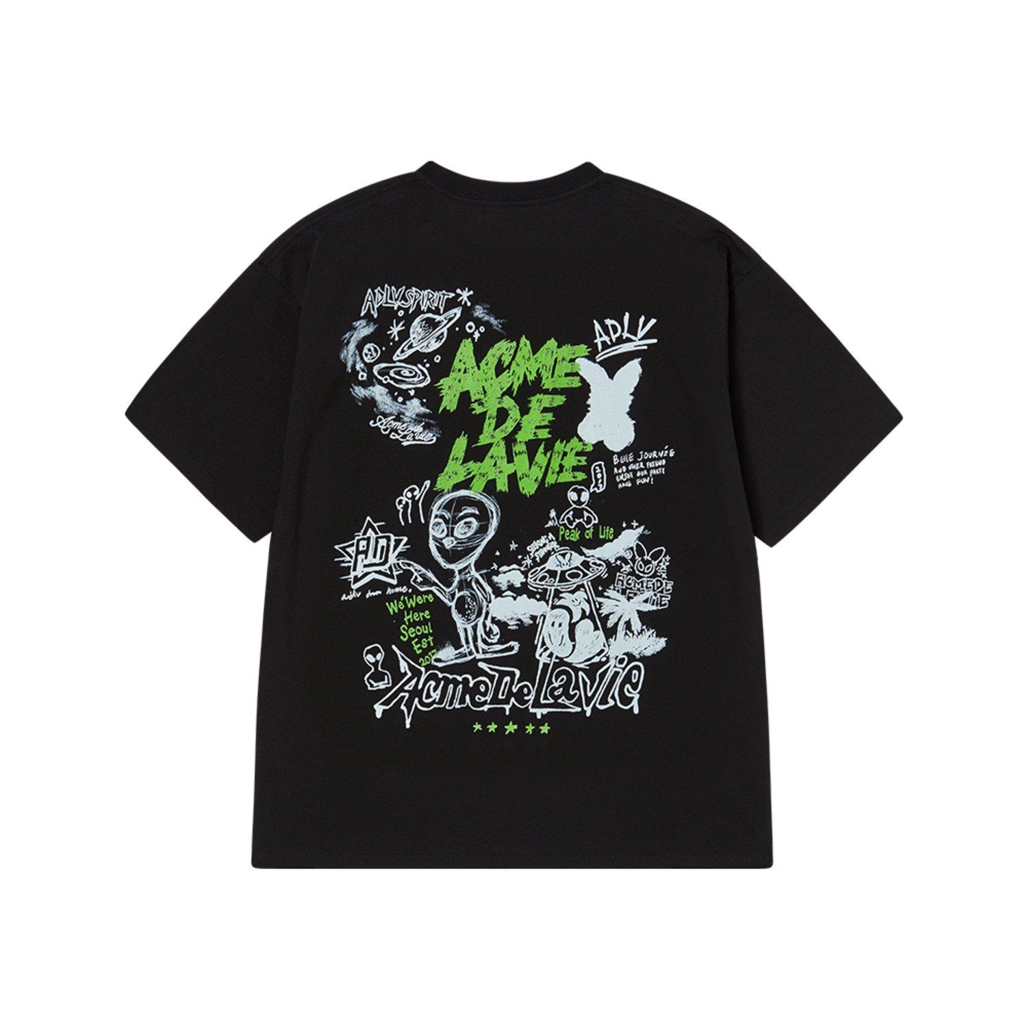 Áo thun ADLV - Acmé de la vie Universe Alien Short Sleeve T-shirt