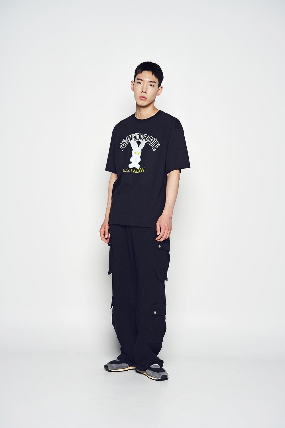 Áo thun ADLV - Acmé de la vie Blur Alien Short Sleeve T-shirt Black