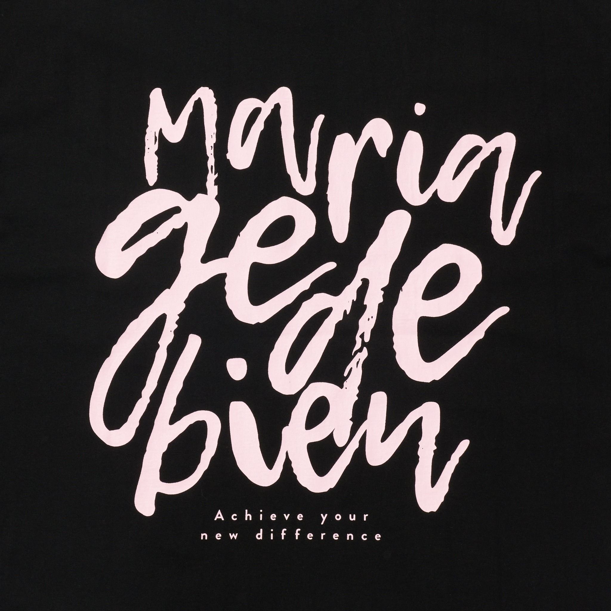 Áo thun Mariagedebien (MGDB) - Black/Pink T-shirt