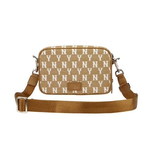 Túi - MLB Korea - MONOGRAM JACQUARD MINI CROSS BAG - 32BGDM111-50B
