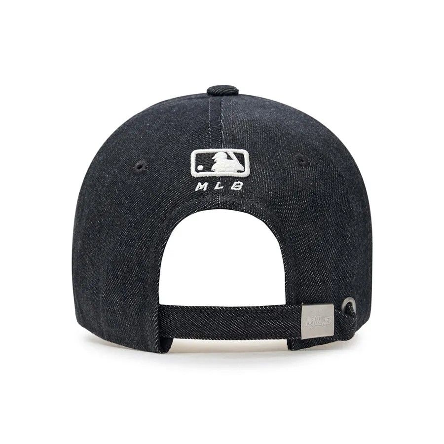 Nón MLB Korea - Denim New Structured Ball Cap Cleveland Guardians - 3ACPD015N-45CGS