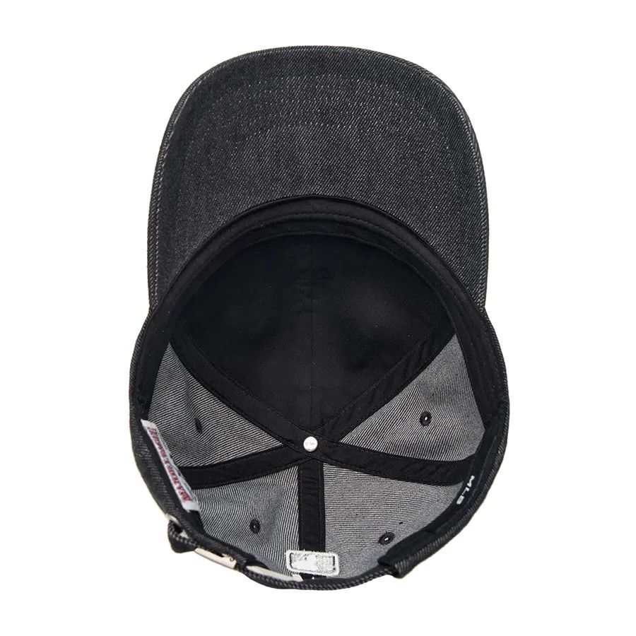Nón MLB Korea - Denim New Structured Ball Cap Cleveland Guardians - 3ACPD015N-45CGS