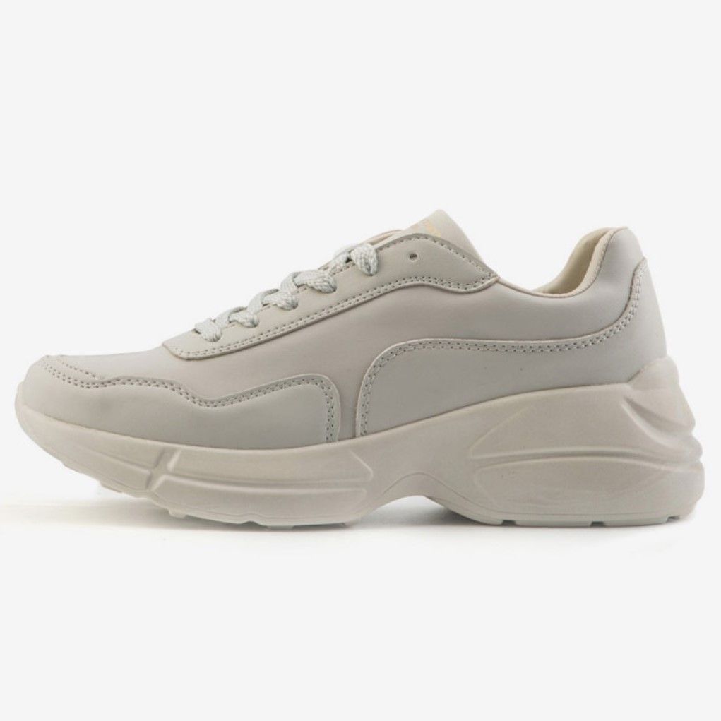 Giày Domba Moonlake Light Grey - H-9213 - Xám Tro
