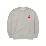  Áo Sweater MLB Korea - Heart Overfit Sweatshirts BOSTON REDSOX - 3AMTH0324-43MGS 
