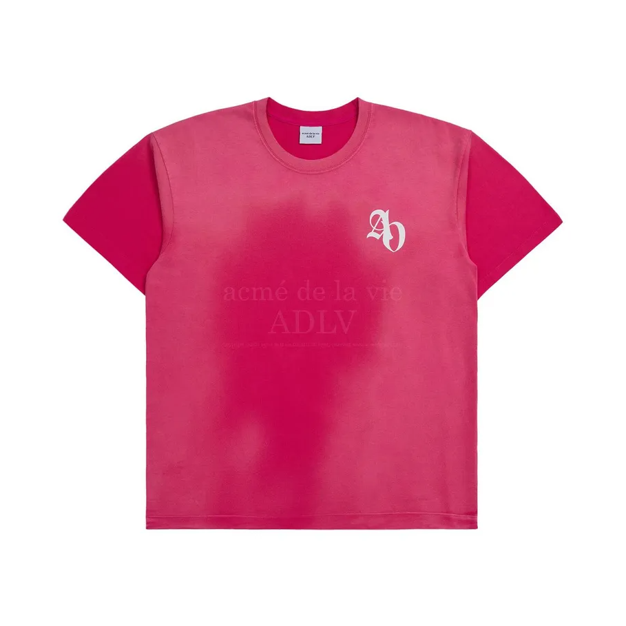 Áo thun Acmé de la vie - ADLV NEW SYMBOL LOGO SPRAY PINK