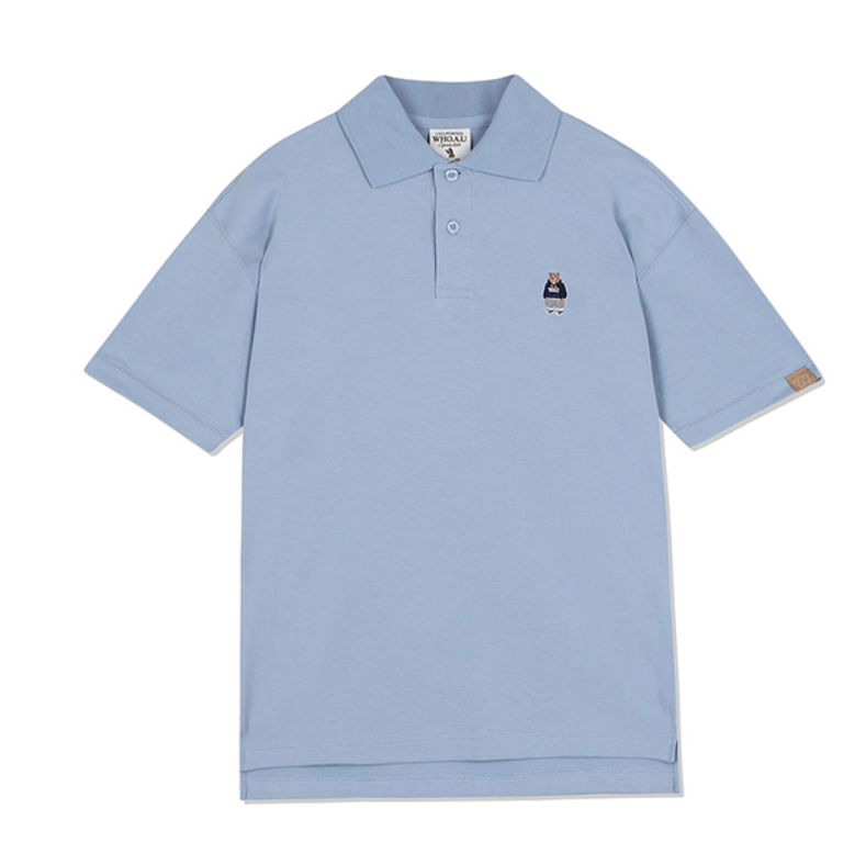  Áo Polo WHO.A.U - Steve Short Sleeve Collar T-Shirt - WHHAC2414U 