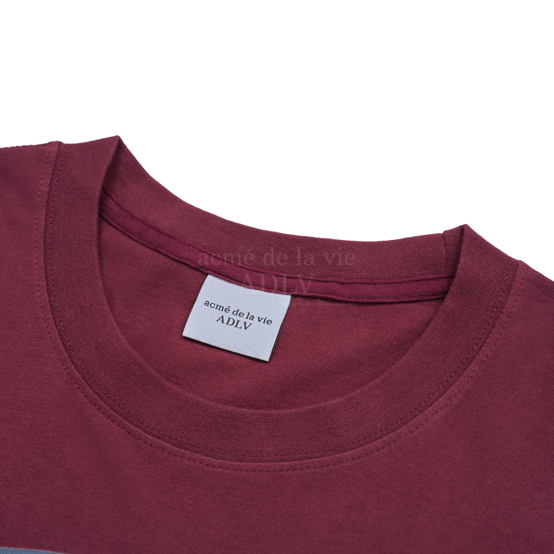 Áo thun Acmé de la vie - ADLV Vintage Overlab Bear Red Wine