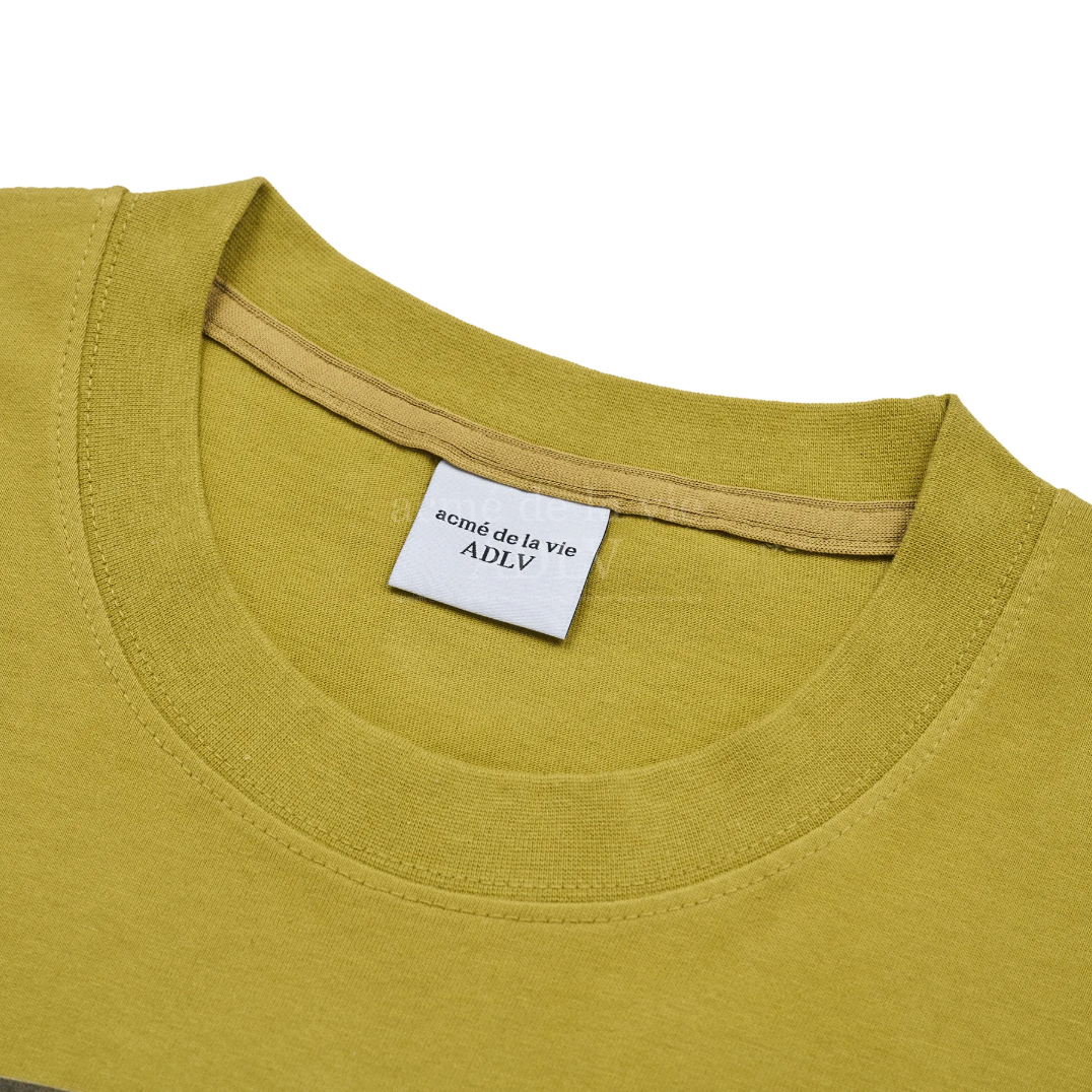 Áo thun Acmé de la vie - ADLV Vintage Overlab Bear Yellow