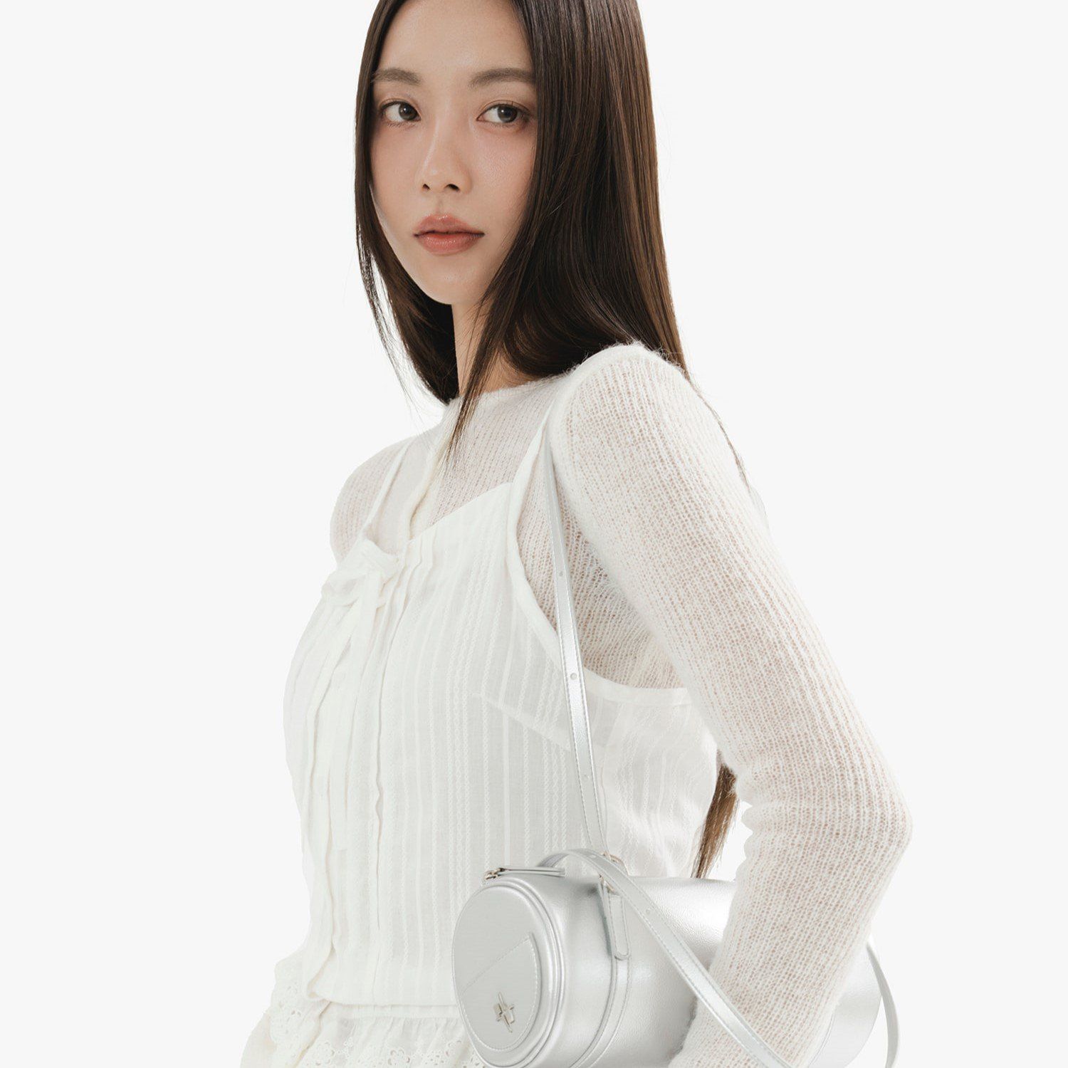 Túi Xách FindKapoor Korea - Pillow Bag 23 Silver