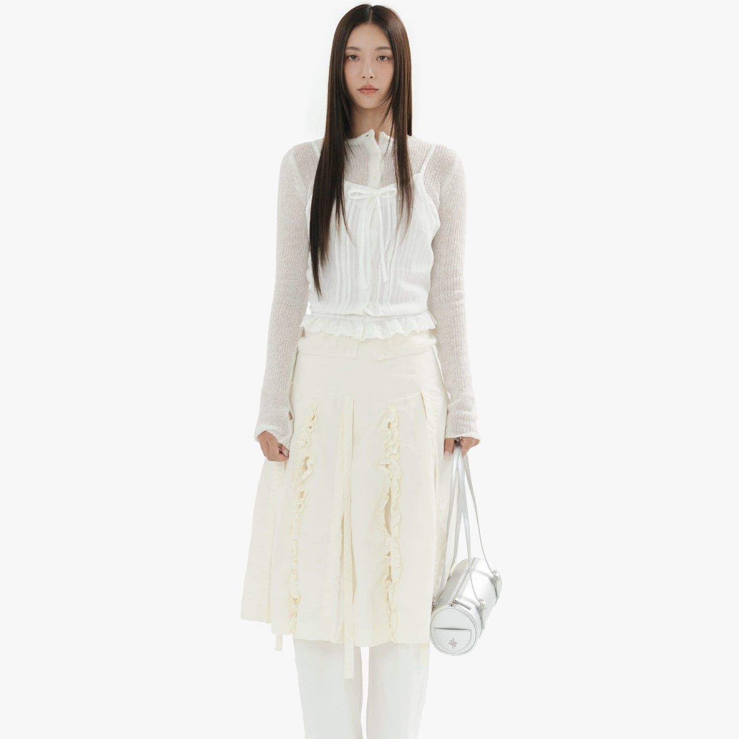 Túi Xách FindKapoor Korea - Pillow Bag 23 Silver