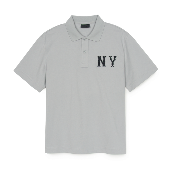 ☆MLB Korea☆ Basic Coopers Logo Mega Overfit Functional Sho Áo thun MLB Coopers Logo Mega Functional NY Yankees