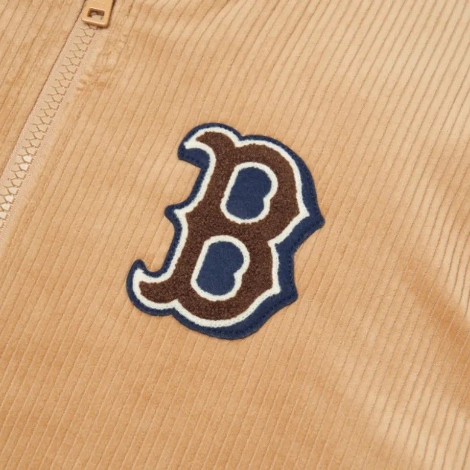 Áo Khoác Bomber MLB - Basic Small Logo Corduroy Baseball Jumpet Boston Red Sox - 3AJPB0324-43BGS